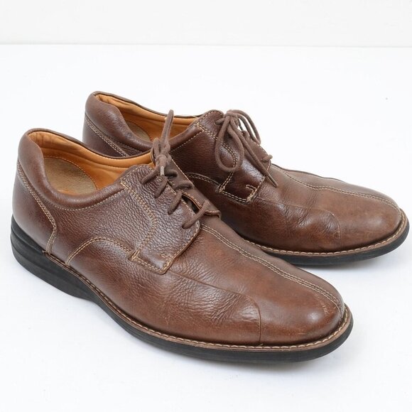 Johnston Murphy Mens 10.5 Shuler Bicycle 20-7223 Dark Brown Leather Derby Loafer main image 5